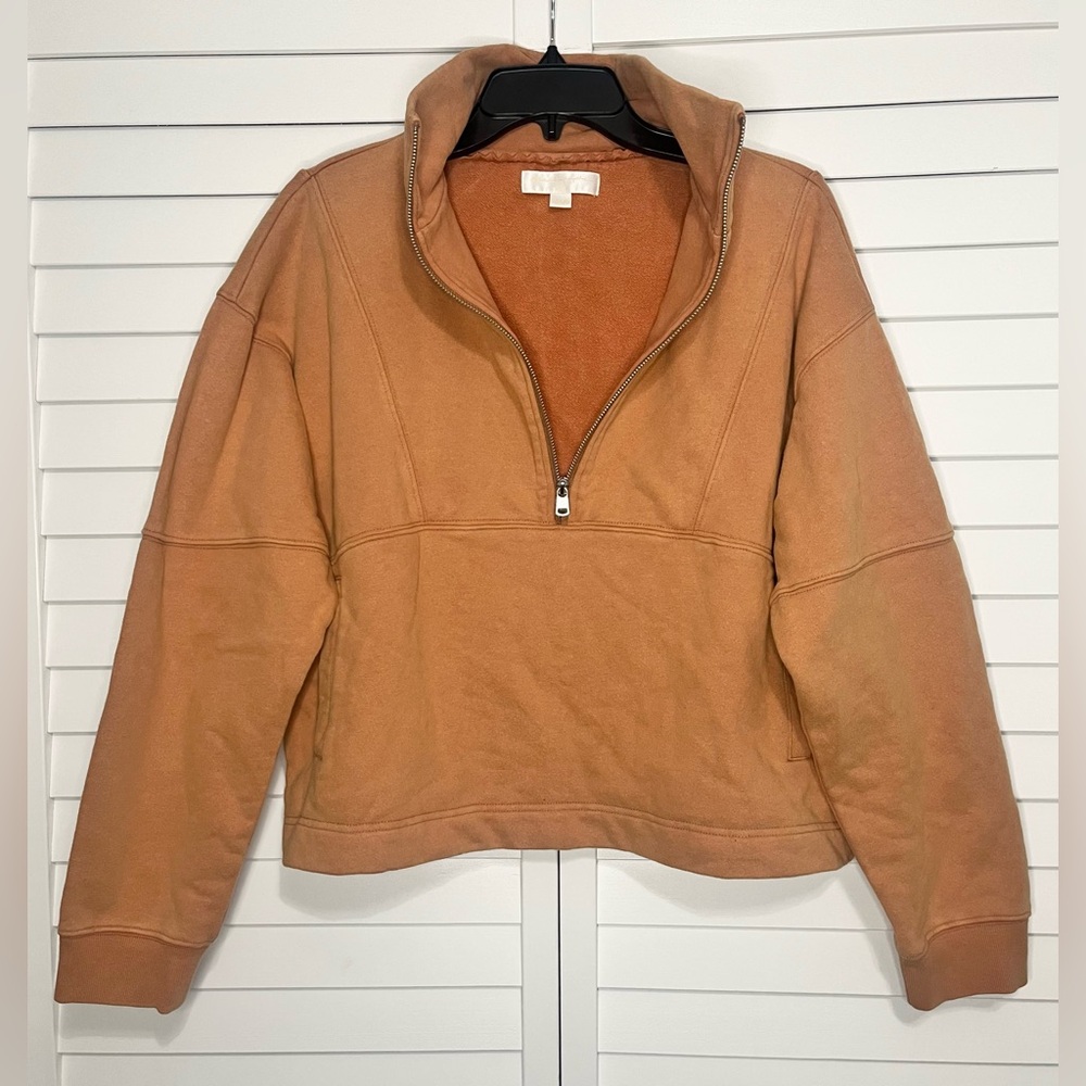 EUC Spiritual Gangster Shay Half Zip Crewneck Size Small - Picture 3 of 5